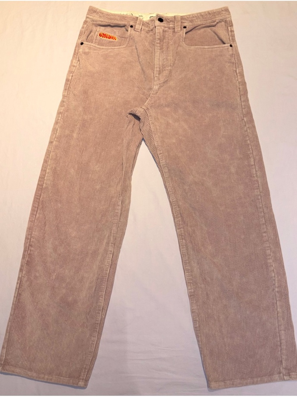 Empyre Men’s Relax Mauve Corduroy Skate Pants Size 32x29 Y2K Streetwear Lavender